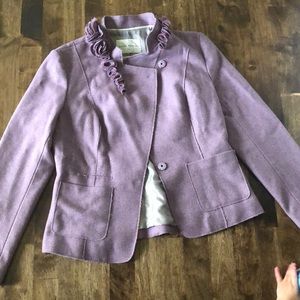 Banana republic Italian tweed blazer jacket 8p
